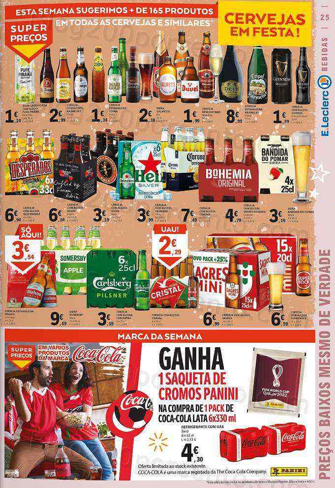 Antevisão Folheto E-LECLERC Promoções de 3 a 9 novembro