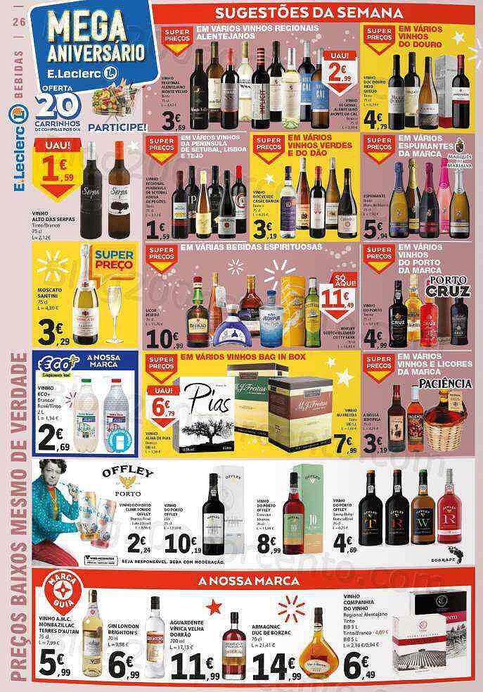Antevisão Folheto E-LECLERC Promoções de 3 a 9 novembro