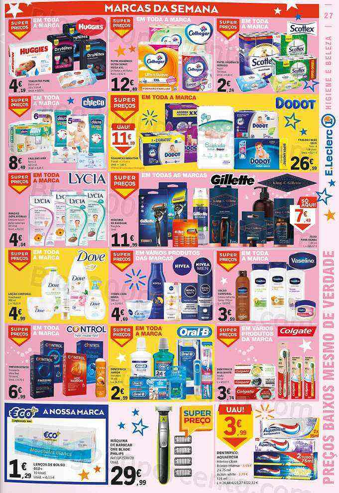 Antevisão Folheto E-LECLERC Promoções de 3 a 9 novembro