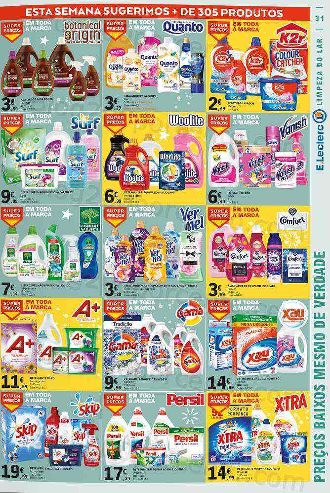 Antevisão Folheto E-LECLERC Promoções de 3 a 9 novembro