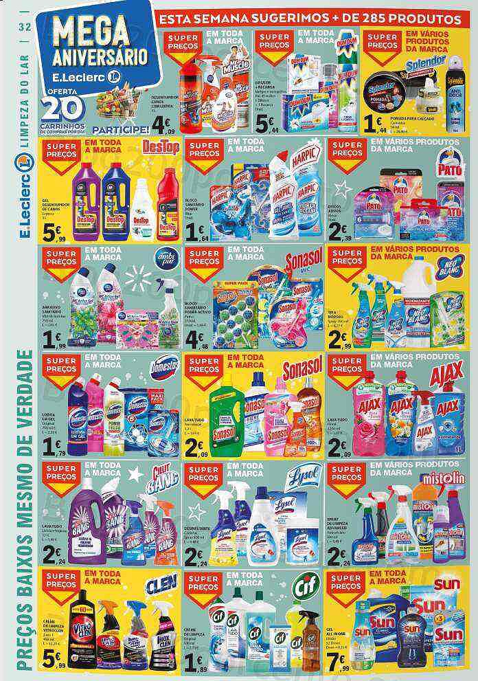 Antevisão Folheto E-LECLERC Promoções de 3 a 9 novembro