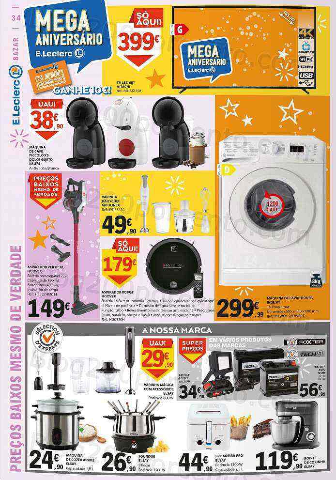 Antevisão Folheto E-LECLERC Promoções de 3 a 9 novembro