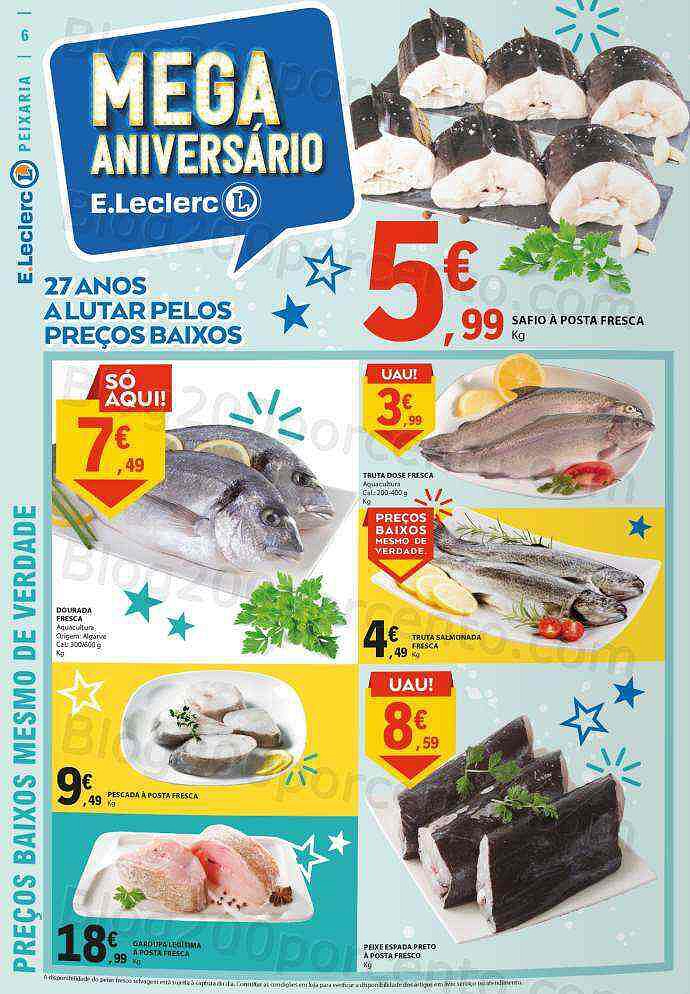Antevisão Folheto E-LECLERC Promoções de 3 a 9 novembro