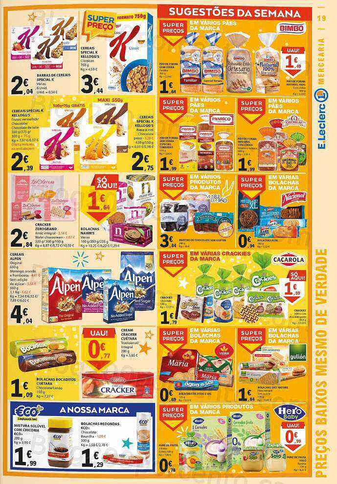 Antevisão Folheto E-LECLERC Aniversário Promoções de 27 outubro a 2 novembro