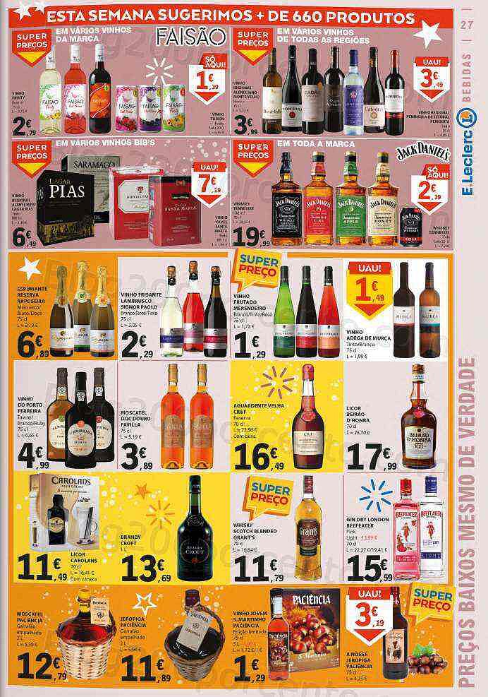 Antevisão Folheto E-LECLERC Aniversário Promoções de 27 outubro a 2 novembro