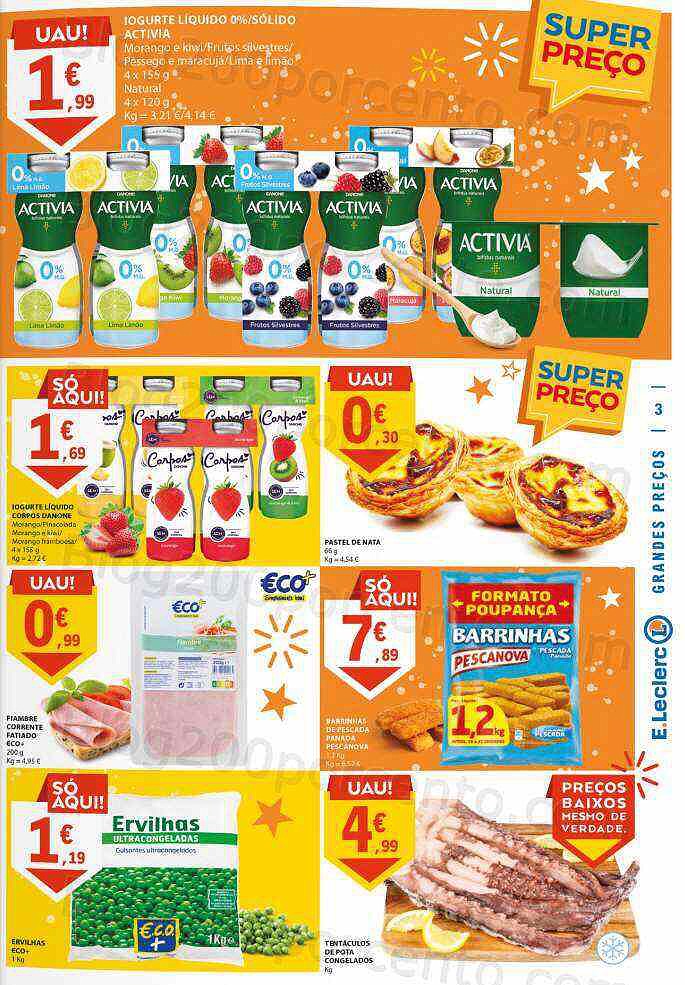 Antevisão Folheto E-LECLERC Aniversário Promoções de 27 outubro a 2 novembro