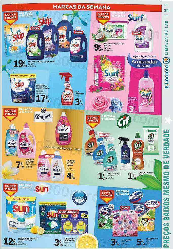 Antevisão Folheto E-LECLERC Aniversário Promoções de 27 outubro a 2 novembro