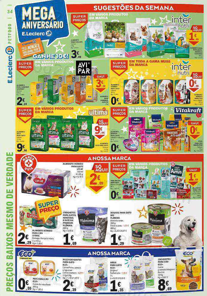 Antevisão Folheto E-LECLERC Aniversário Promoções de 27 outubro a 2 novembro