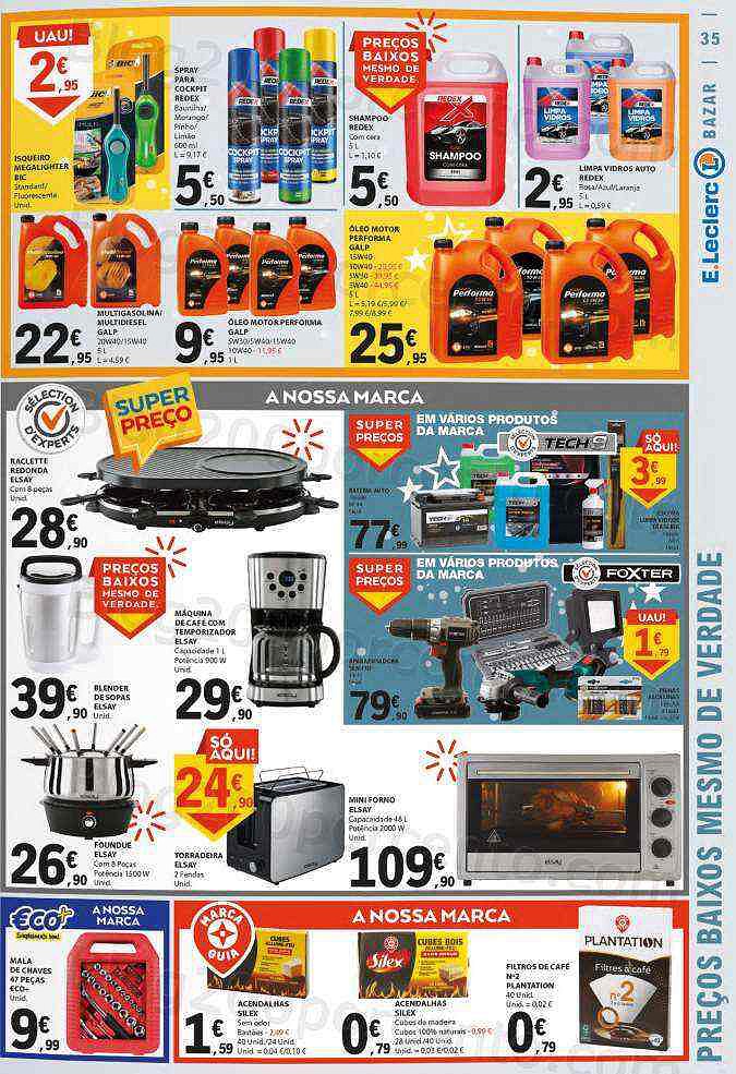 Antevisão Folheto E-LECLERC Aniversário Promoções de 27 outubro a 2 novembro