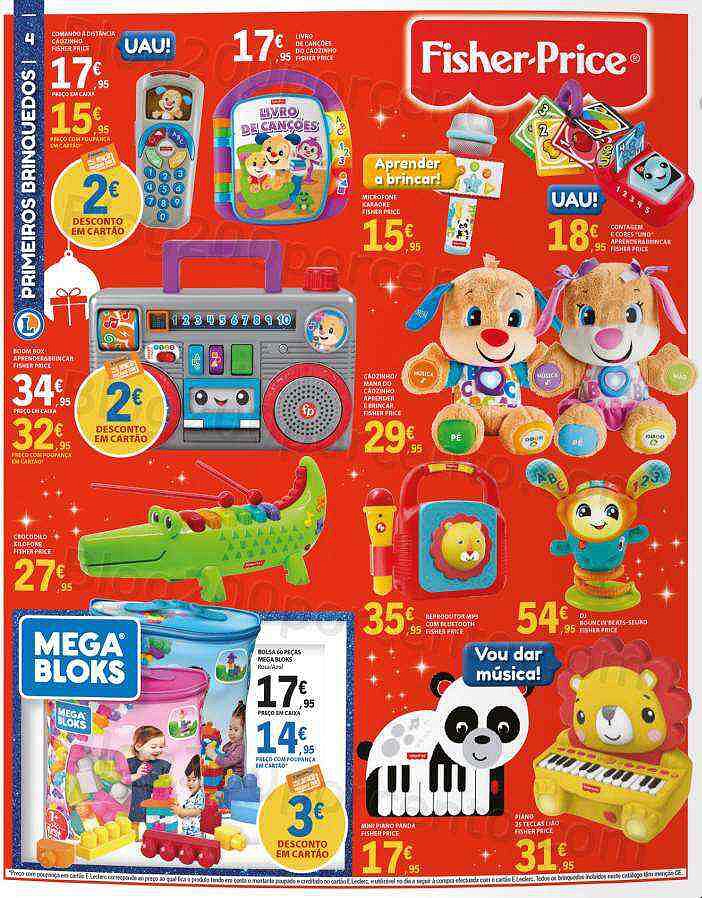 Antevisão Folheto E-LECLERC Brinquedos e Ofertas de Natal Promoções de 8 novembro a 8 dezembro