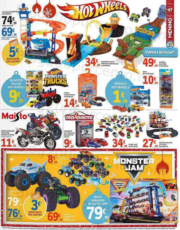 Antevisão Folheto E-LECLERC Brinquedos e Ofertas de Natal Promoções de 8 novembro a 8 dezembro