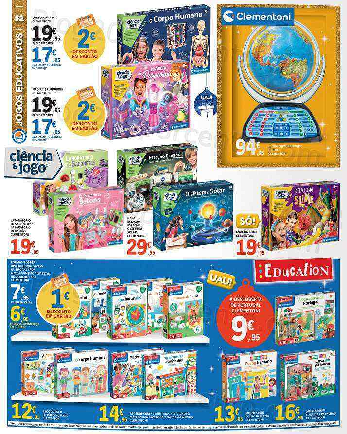 Antevisão Folheto E-LECLERC Brinquedos e Ofertas de Natal Promoções de 8 novembro a 8 dezembro