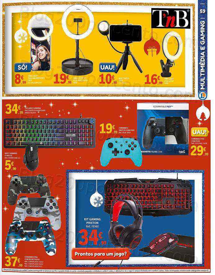 Antevisão Folheto E-LECLERC Brinquedos e Ofertas de Natal Promoções de 8 novembro a 8 dezembro