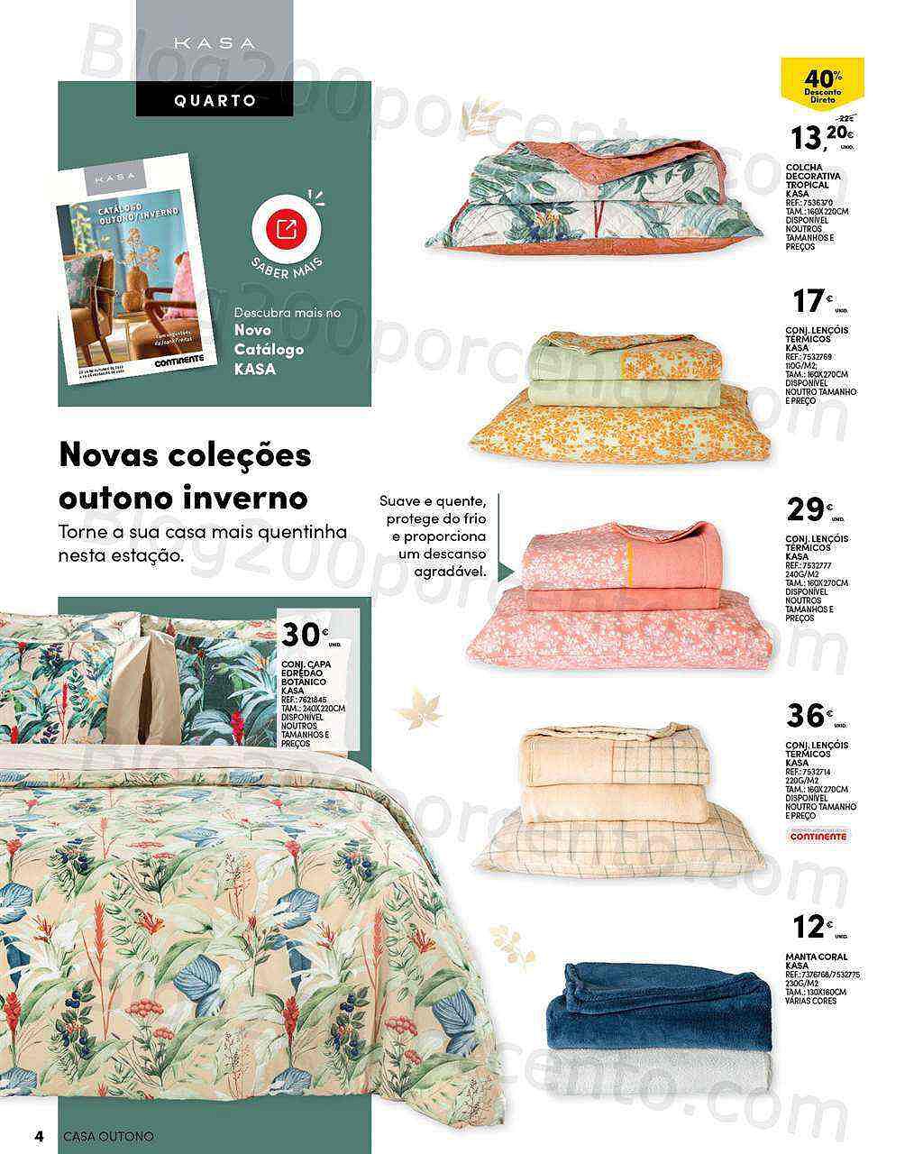 Antevisão Folheto CONTINENTE Casa Outono Promoções de 18 a 30 outubro