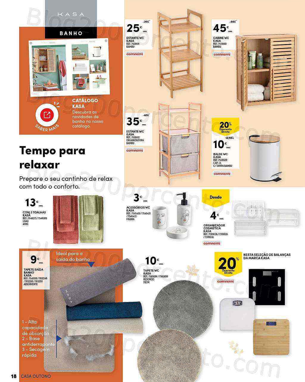 Antevisão Folheto CONTINENTE Casa Outono Promoções de 18 a 30 outubro