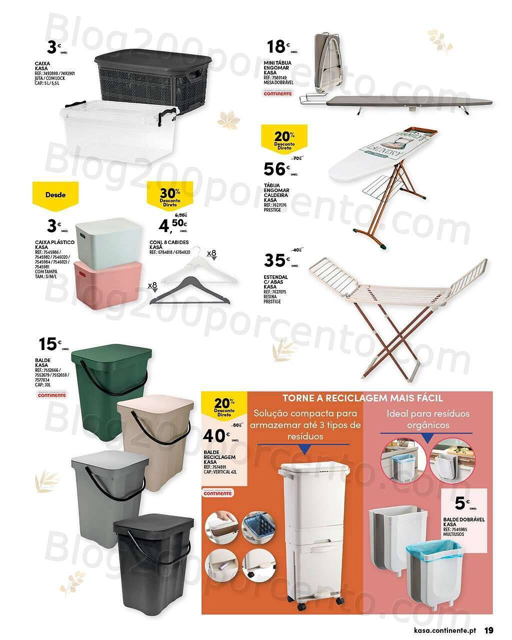 Antevisão Folheto CONTINENTE Casa Outono Promoções de 18 a 30 outubro