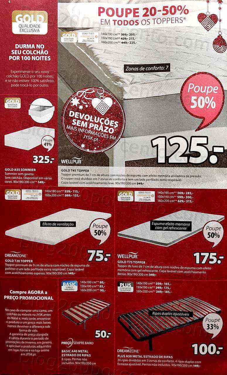 Antevisão Folheto JYSK Natal Promoções de 27 outubro a 9 novembro