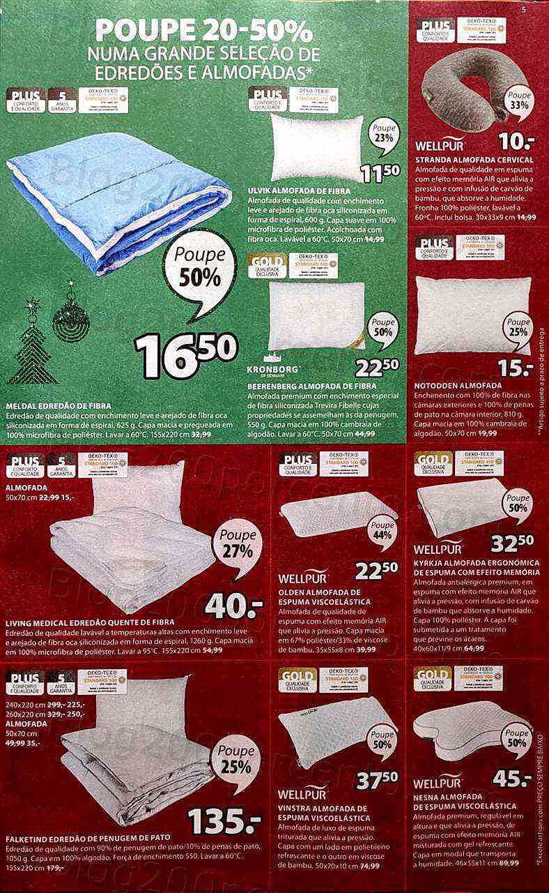 Antevisão Folheto JYSK Natal Promoções de 27 outubro a 9 novembro