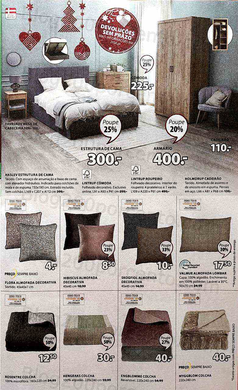 Antevisão Folheto JYSK Natal Promoções de 27 outubro a 9 novembro