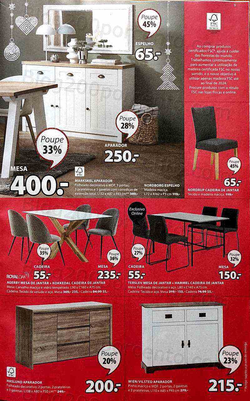 Antevisão Folheto JYSK Natal Promoções de 27 outubro a 9 novembro