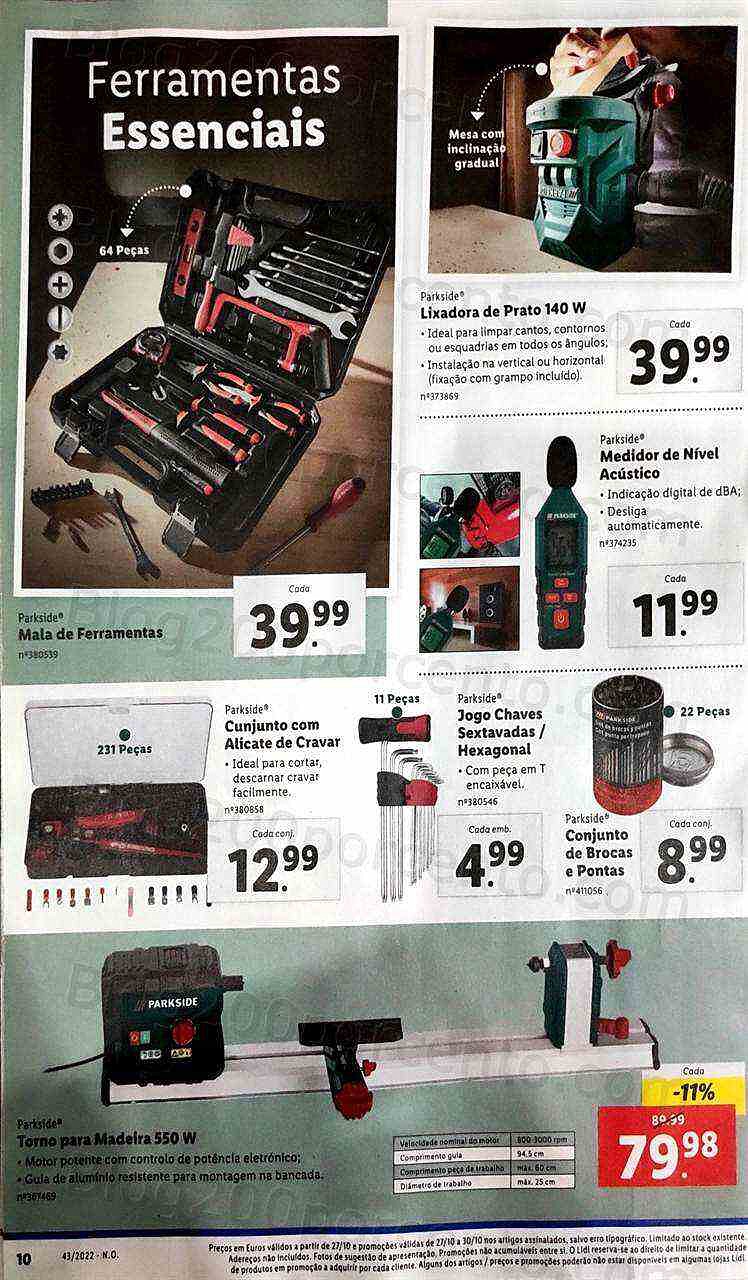 Antevisão Folheto LIDL Bazar Promoções a partir de 27 outubro