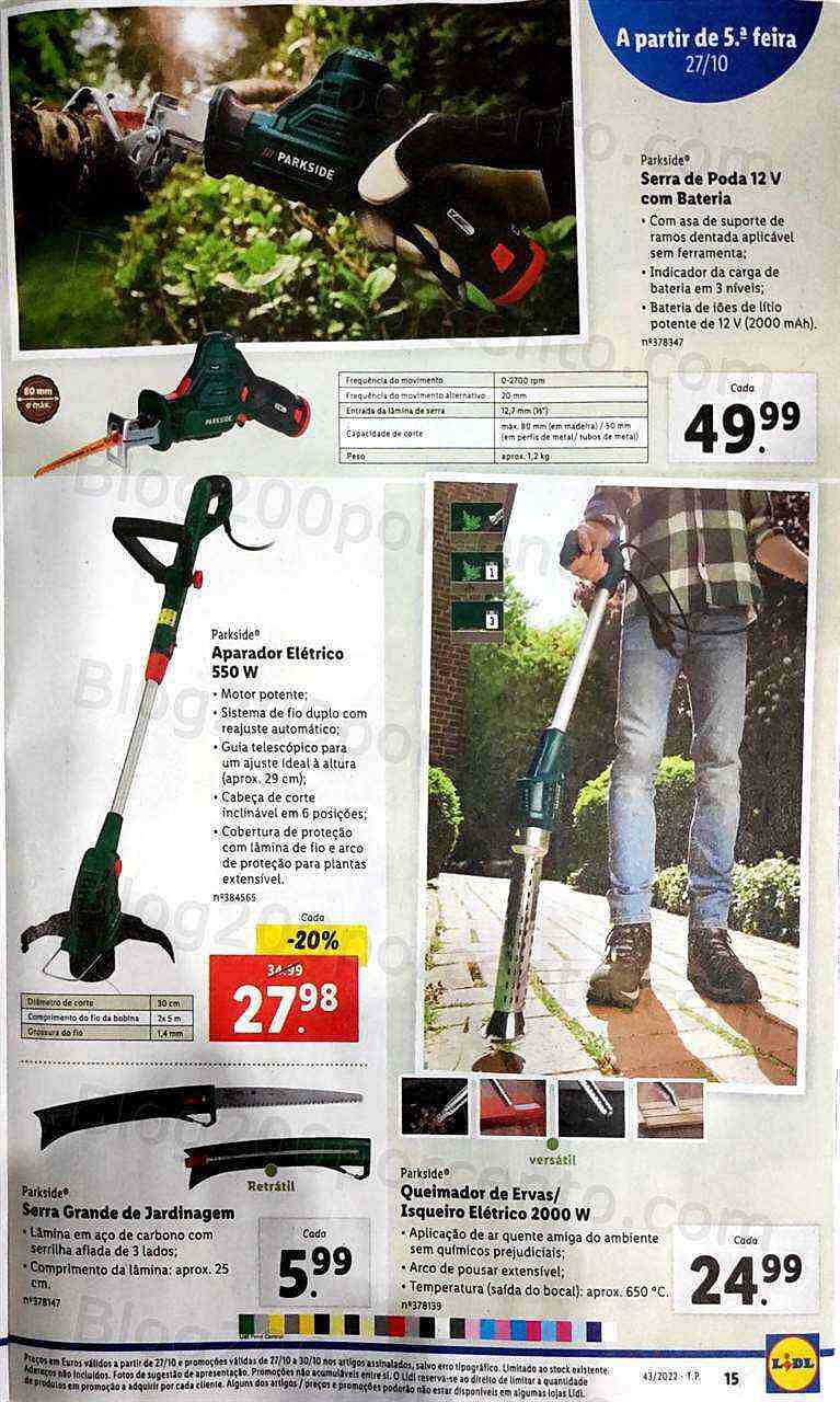 Antevisão Folheto LIDL Bazar Promoções a partir de 27 outubro