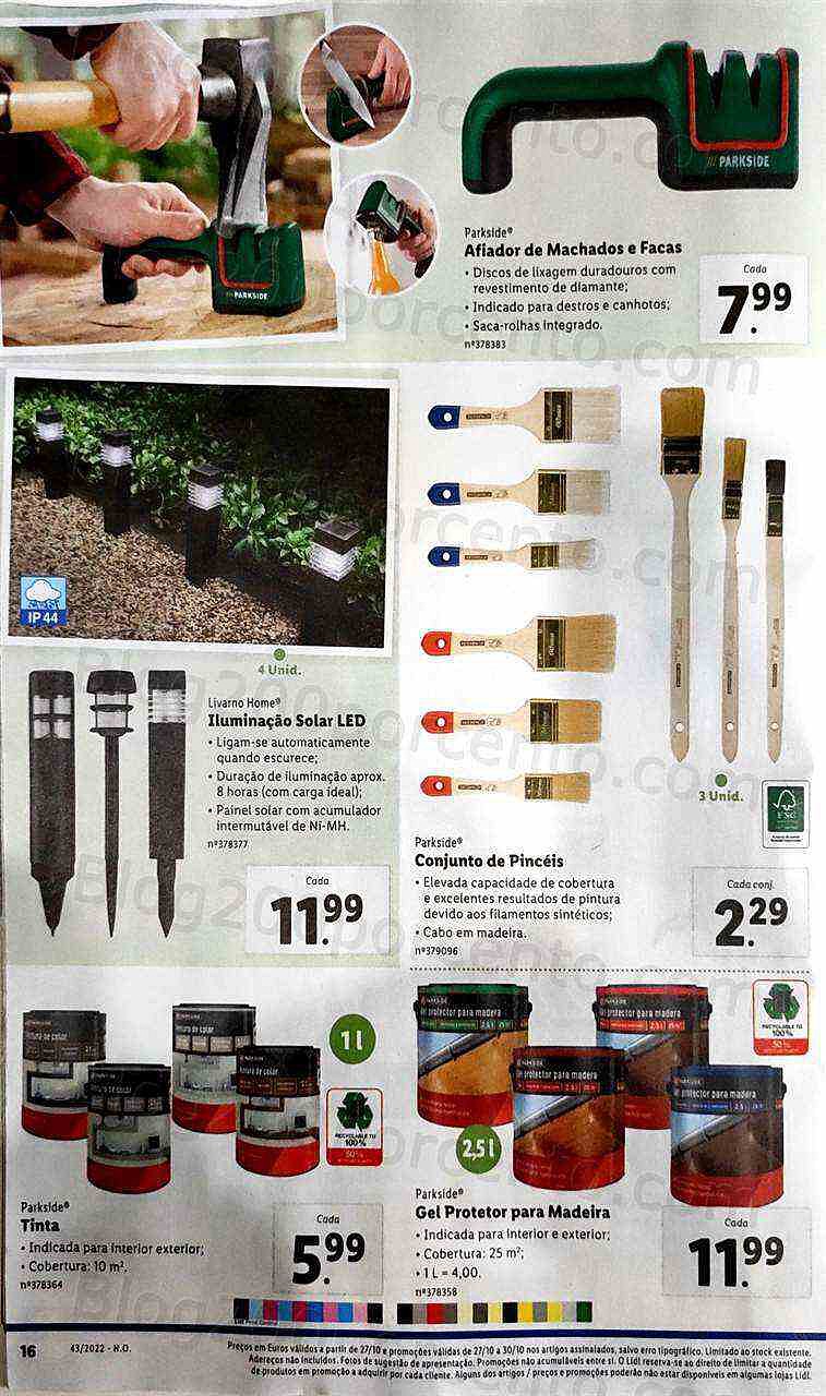 Antevisão Folheto LIDL Bazar Promoções a partir de 27 outubro