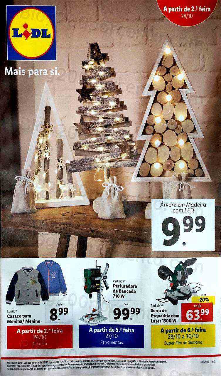 Antevisão Folheto LIDL Bazar Promoções a partir de 24 outubro