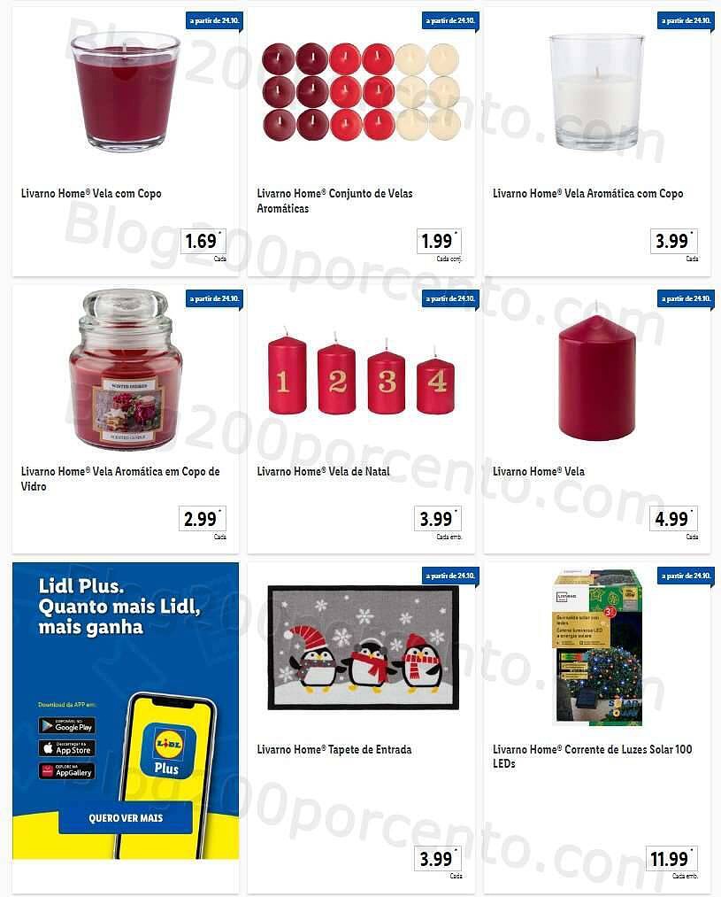 Antevisão Folheto LIDL Bazar Promoções a Partir de 24 outubro