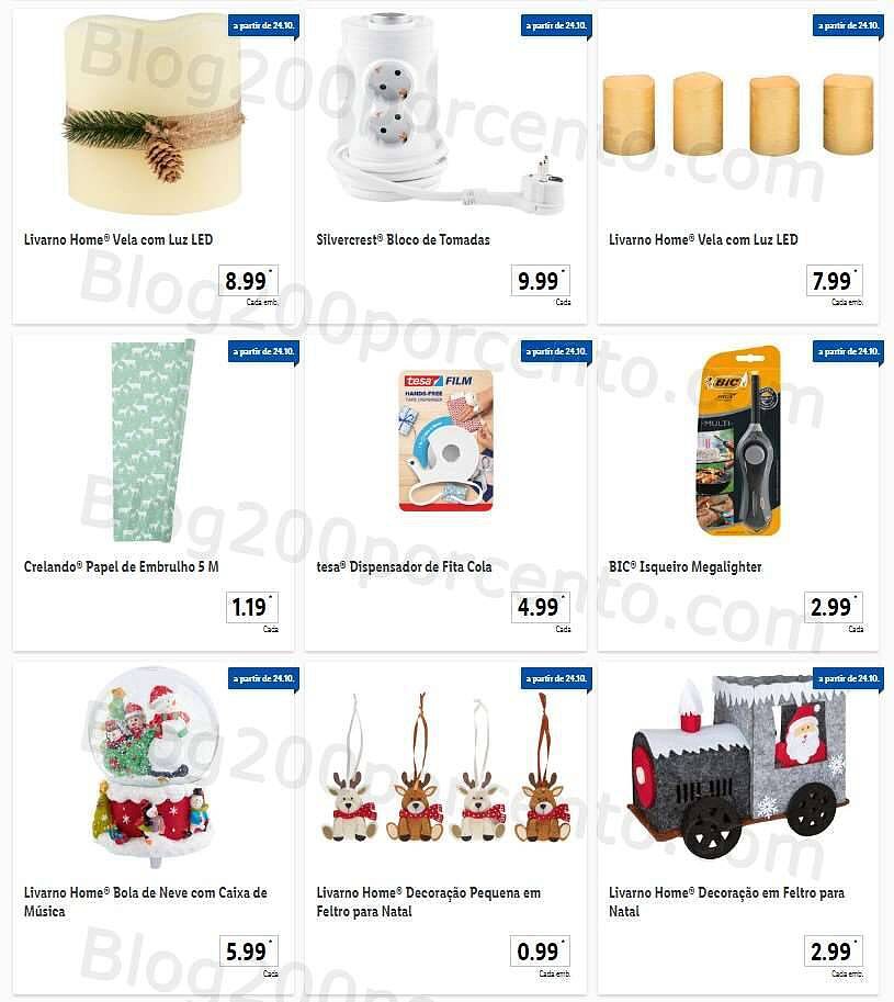 Antevisão Folheto LIDL Bazar Promoções a Partir de 24 outubro