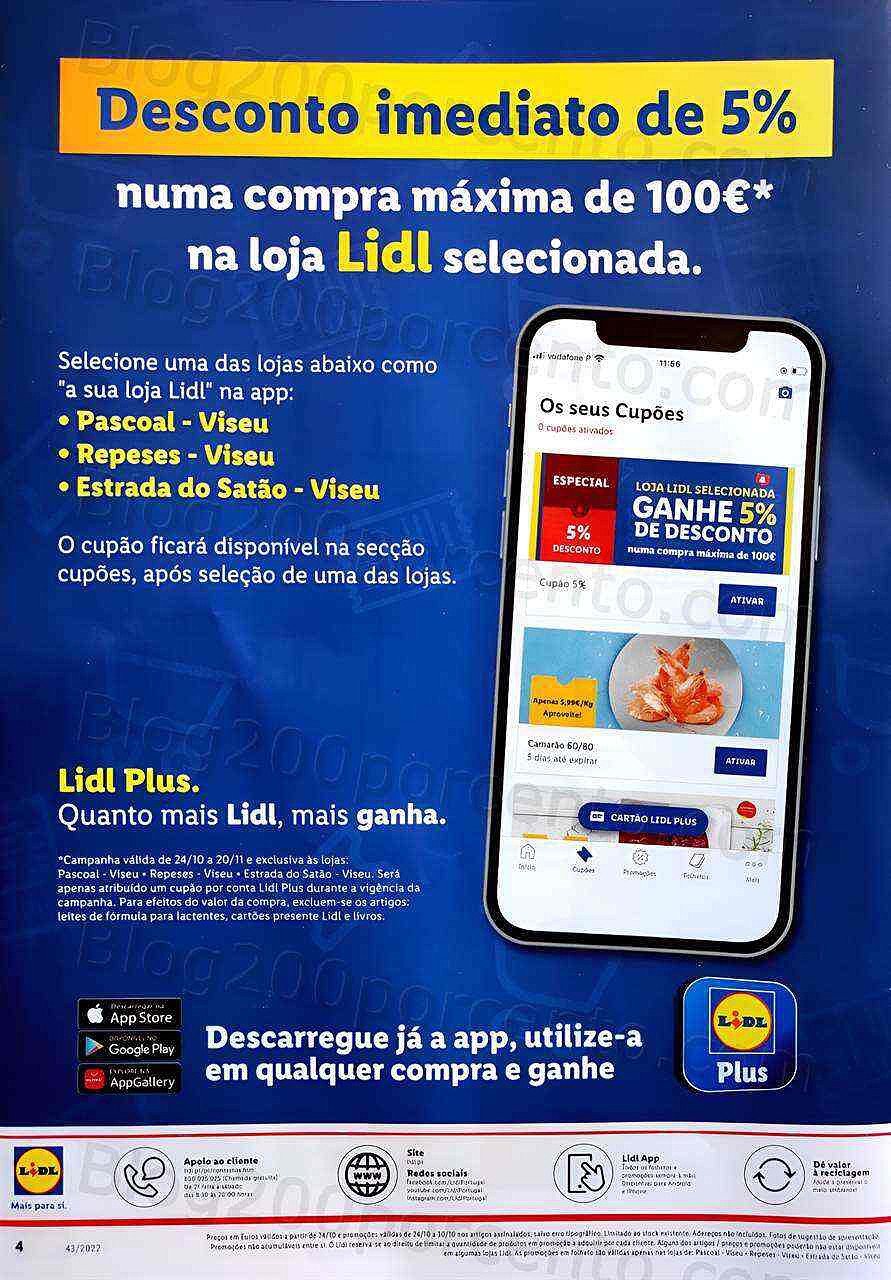 Antevisão Folheto LIDL Extra Promoções de 24 a 30 outubro
