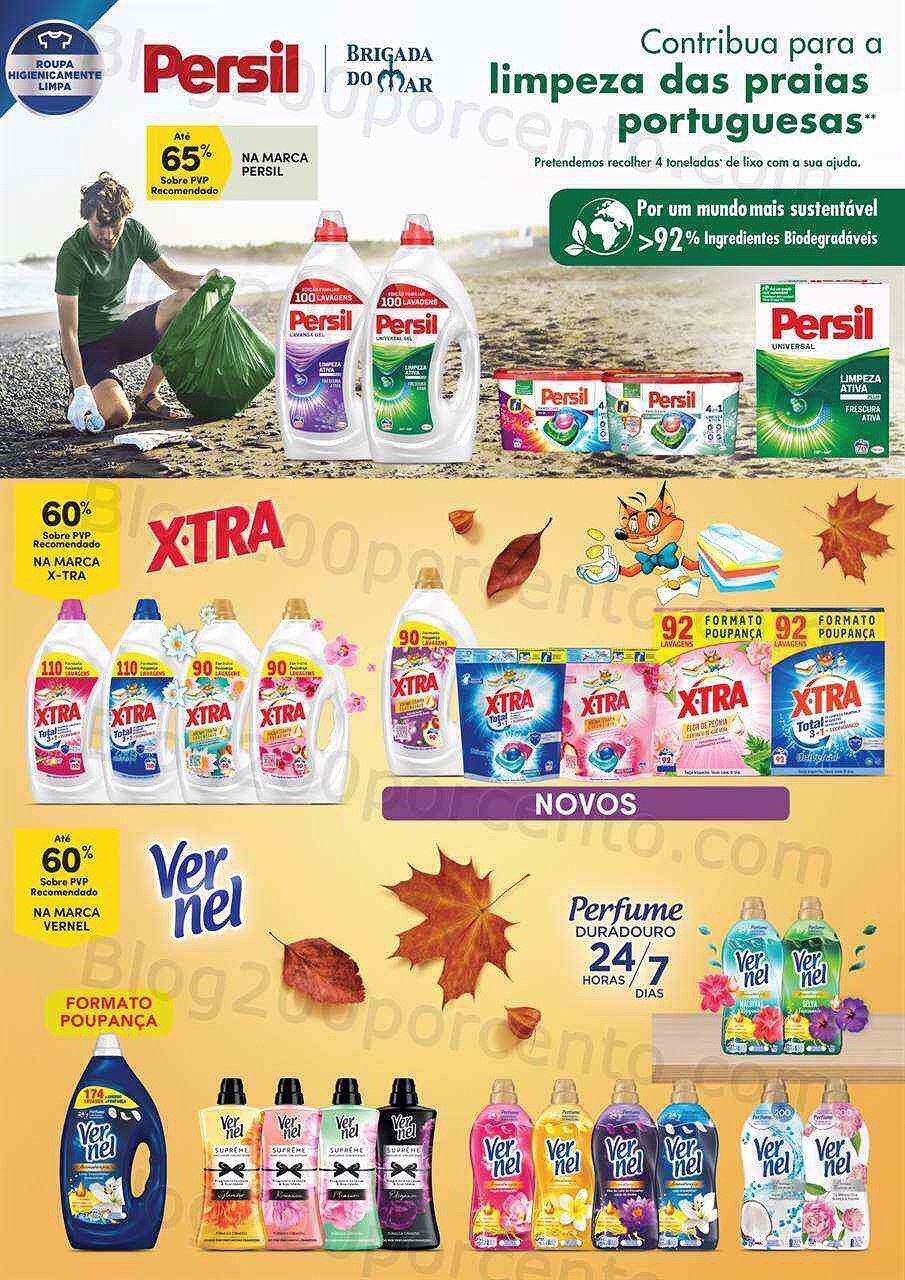 Antevisão Folheto CONTINENTE Limpeza Promoções de 18 a 31 outubro