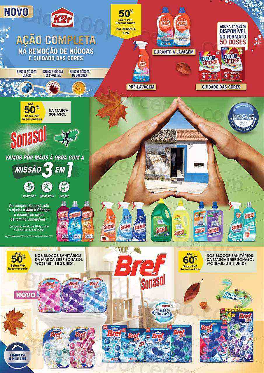 Antevisão Folheto CONTINENTE Limpeza Promoções de 18 a 31 outubro