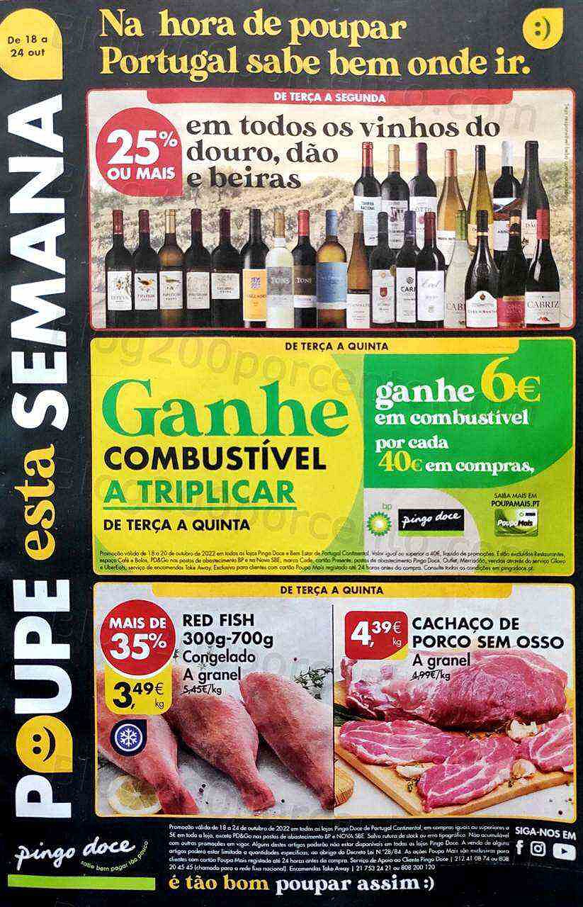 Antevisão Folheto PINGO DOCE Promoções de 18 a 24 outubro