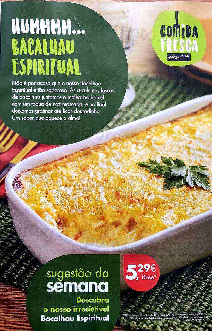 Antevisão Folheto PINGO DOCE Promoções de 18 a 24 outubro