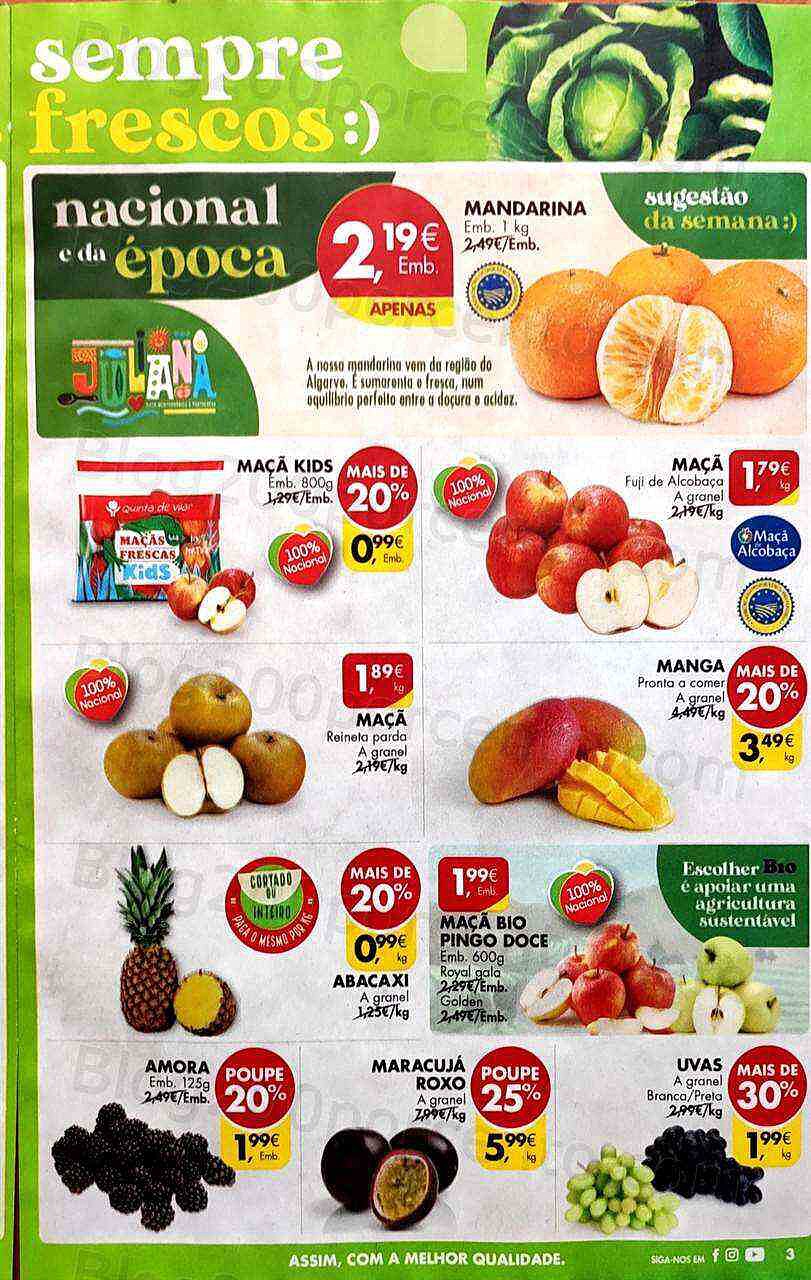 Antevisão Folheto PINGO DOCE Promoções de 1 a 7 novembro