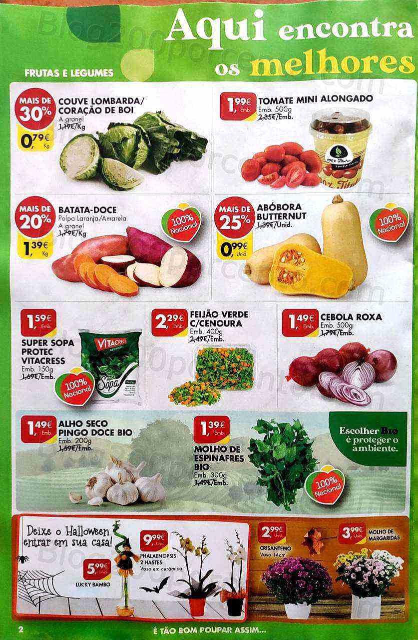 Antevisão Folheto PINGO DOCE Promoções de 25 a 31 outubro