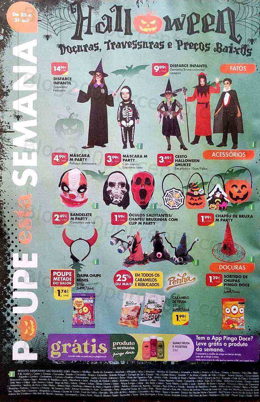 Antevisão Folheto PINGO DOCE Promoções de 25 a 31 outubro