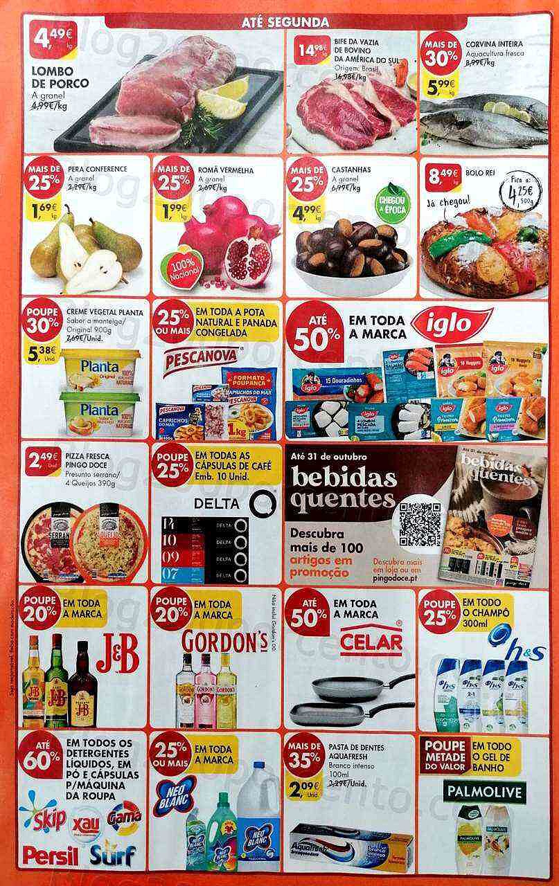 Antevisão Folheto PINGO DOCE Promoções Fim de Semana - 21 a 24 outubro