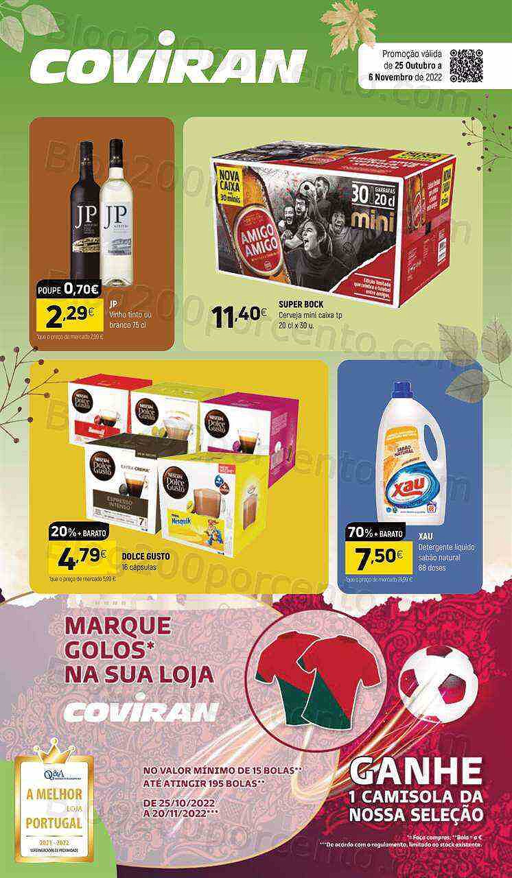 Antevisão Folheto COVIRAN Promoções de 25 outubro a 6 novembro