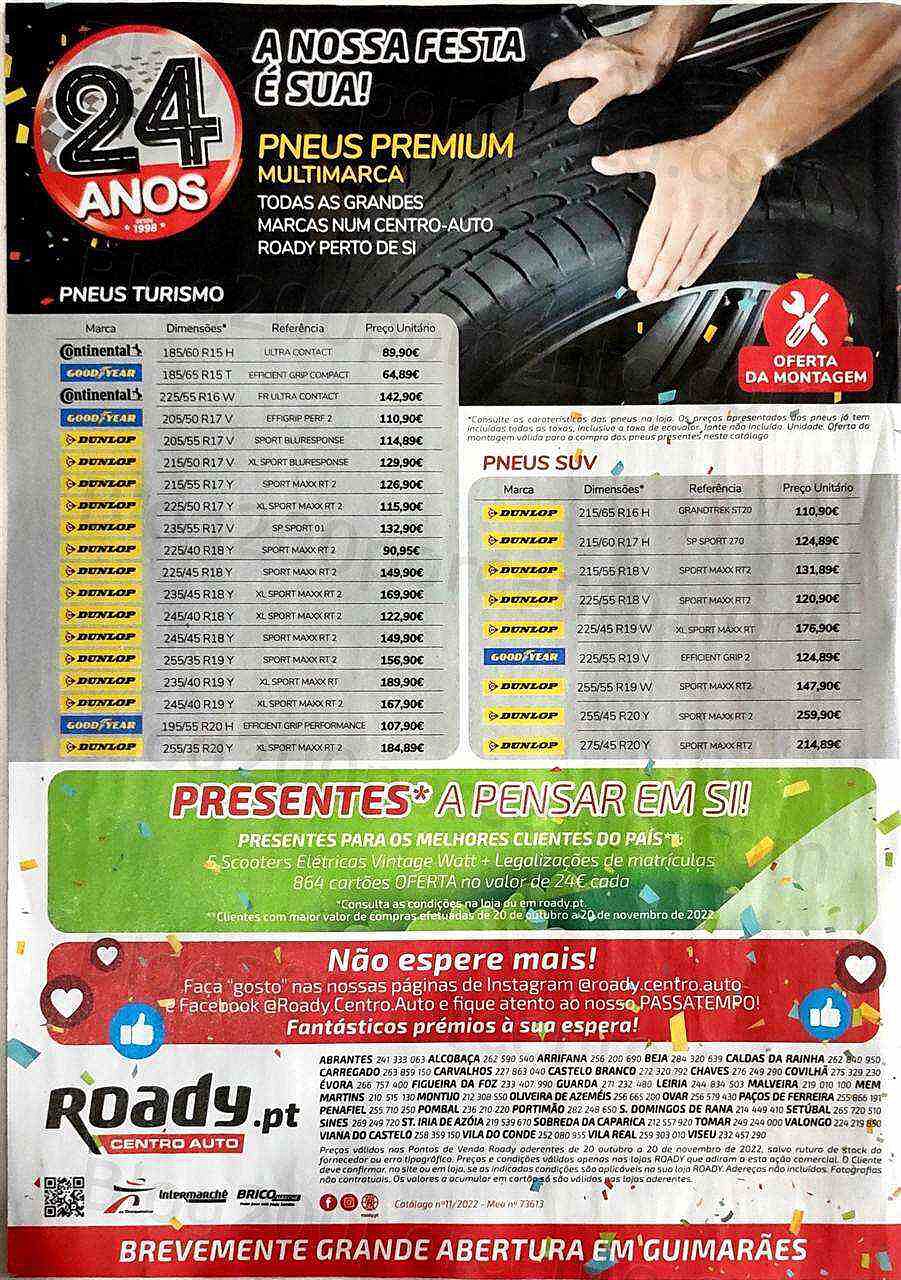 Antevisão Folheto ROADY Promoções de 20 outubro a 20 novembro