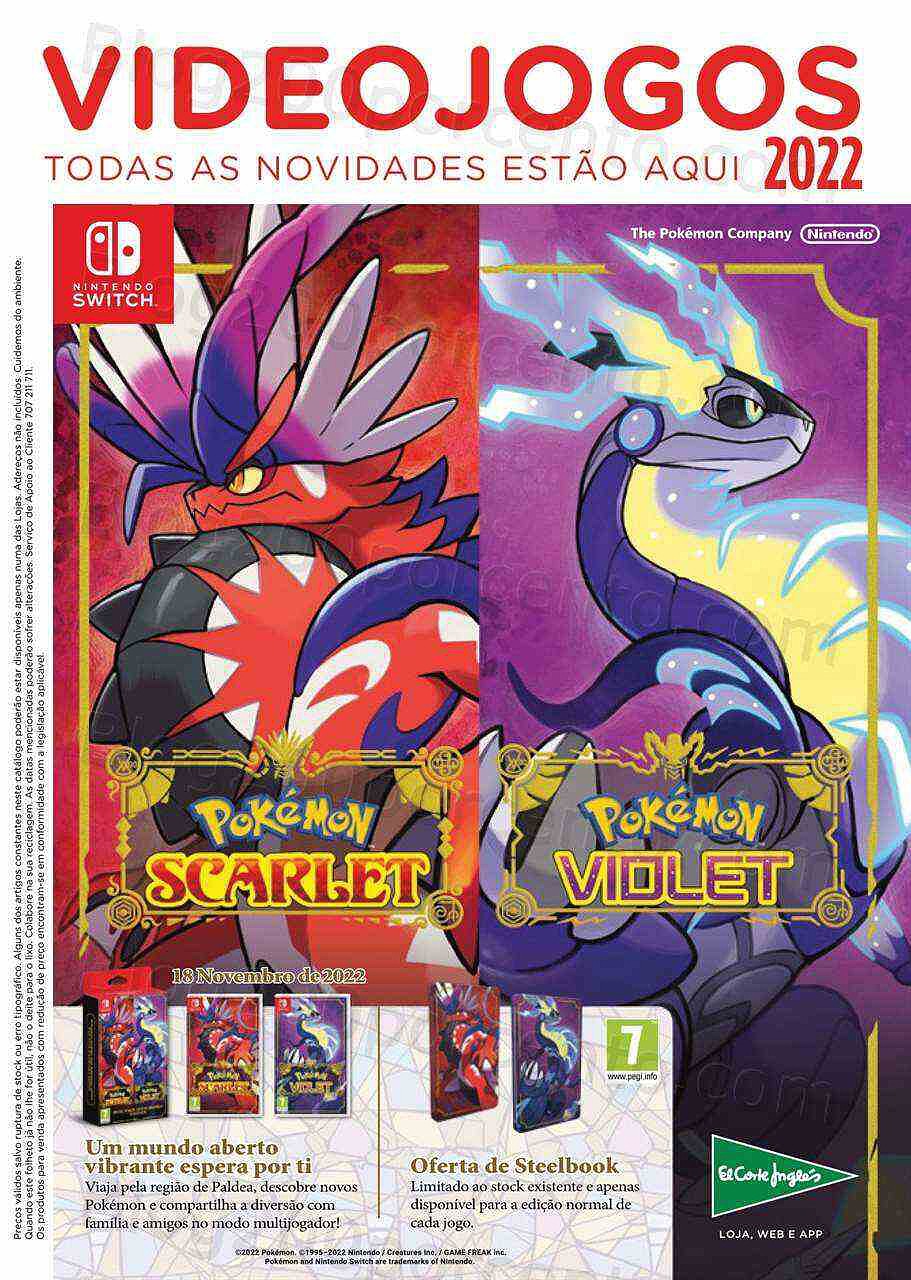 Antevisão Folheto EL CORTE INGLÉS Natal Gaming Promoções de 31 outubro a 24 dezembro