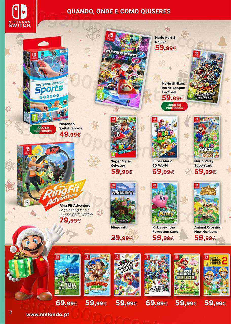 Antevisão Folheto EL CORTE INGLÉS Natal Gaming Promoções de 31 outubro a 24 dezembro