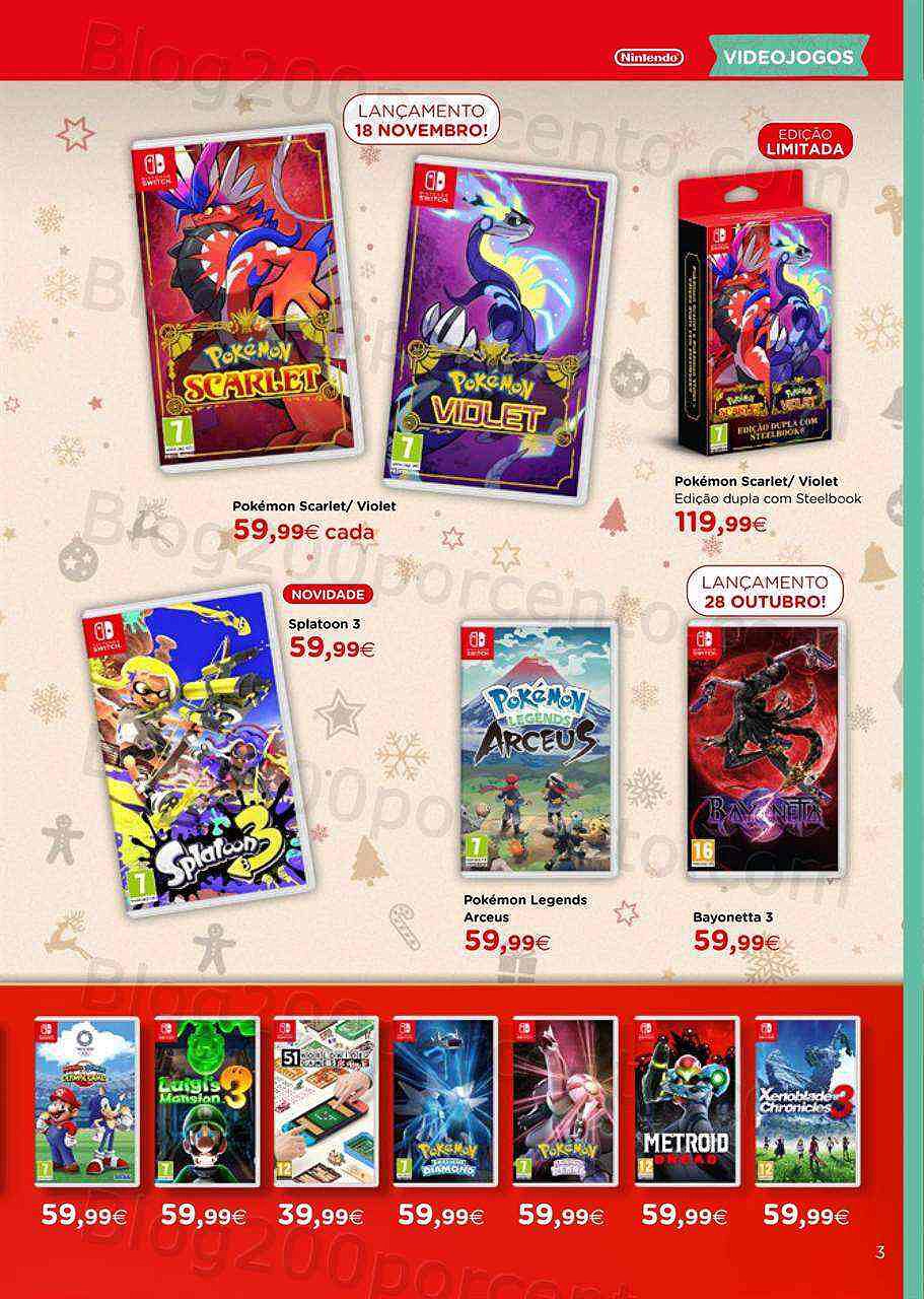 Antevisão Folheto EL CORTE INGLÉS Natal Gaming Promoções de 31 outubro a 24 dezembro