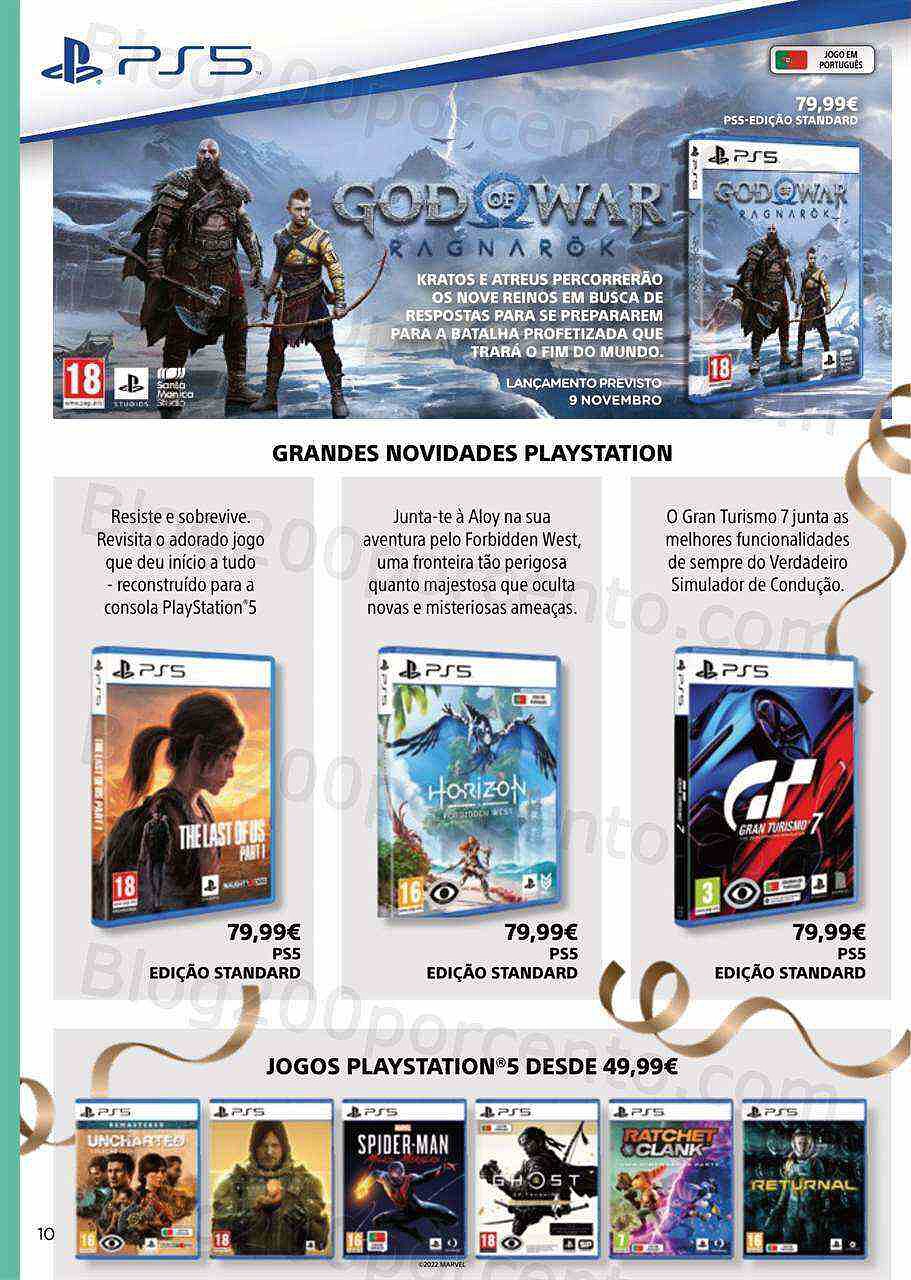 Antevisão Folheto EL CORTE INGLÉS Natal Gaming Promoções de 31 outubro a 24 dezembro