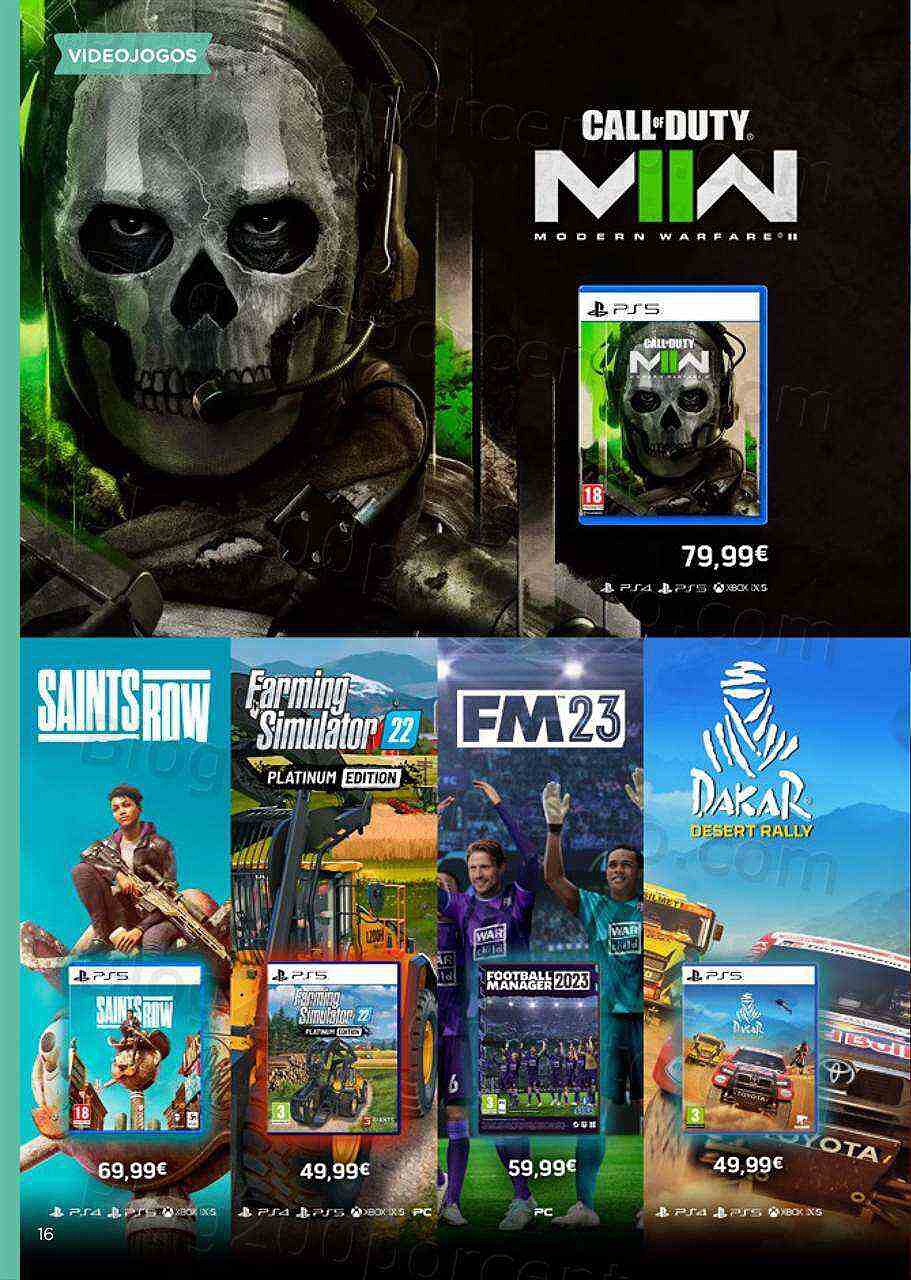 Antevisão Folheto EL CORTE INGLÉS Natal Gaming Promoções de 31 outubro a 24 dezembro