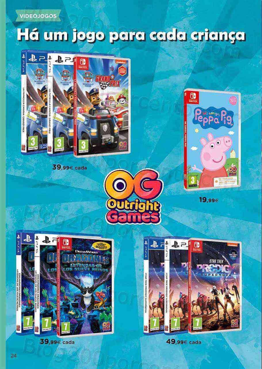 Antevisão Folheto EL CORTE INGLÉS Natal Gaming Promoções de 31 outubro a 24 dezembro