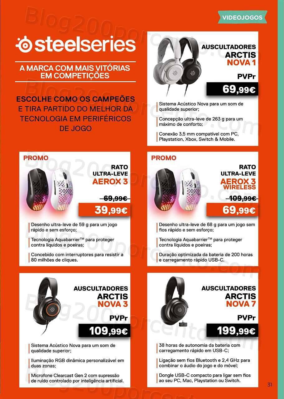 Antevisão Folheto EL CORTE INGLÉS Natal Gaming Promoções de 31 outubro a 24 dezembro