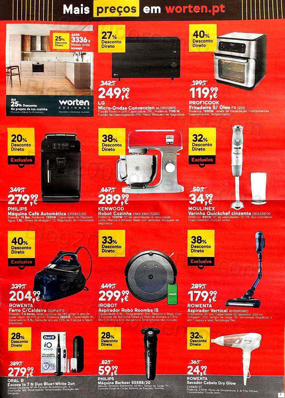 Antevisão Folheto WORTEN Black Friday Promoções de 2 a 7 novembro