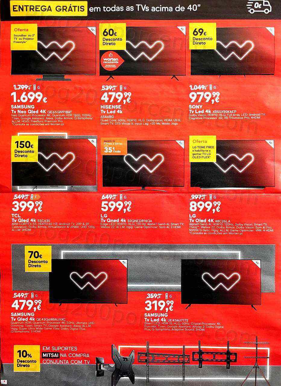 Antevisão Folheto WORTEN Black Friday Promoções de 2 a 7 novembro